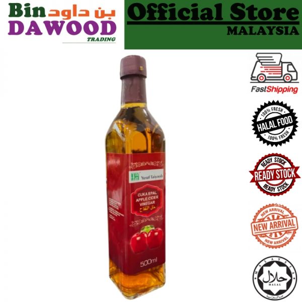YUSUF TAIYOOB APPLE CIDER 500ML CUKA EPAL